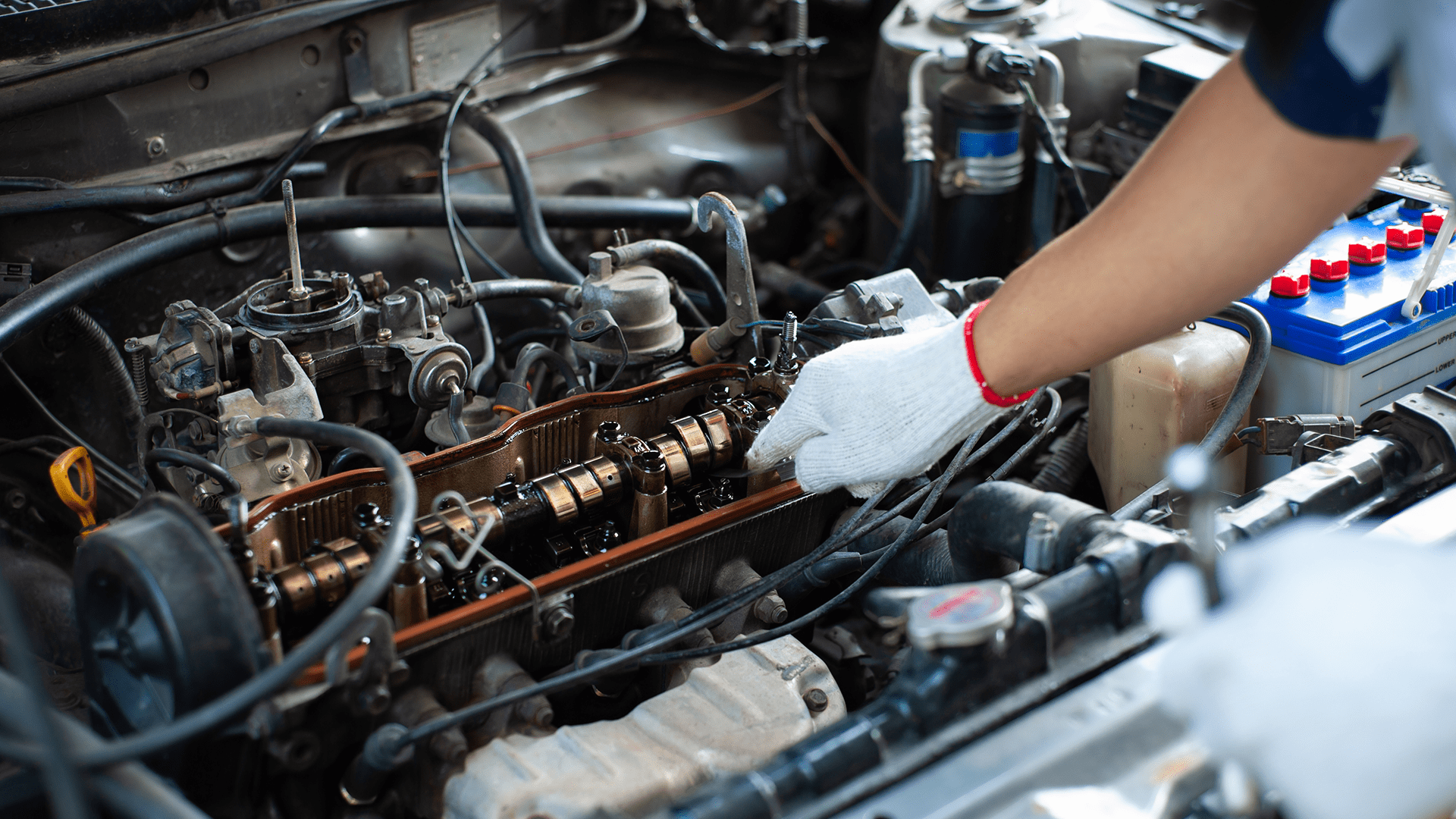 Header de manutenção automotiva